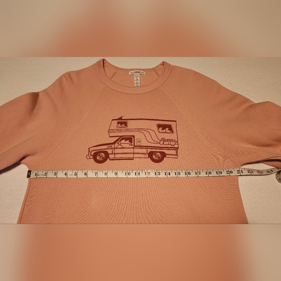 CAMP BRAND GOODS McNeilly Light Pink | Peach Crewneck Sweater. Size XL. - Picture 9 of 10